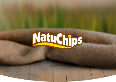 NatuChips header mobile